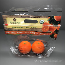 Customized Apple Pearl Orange Kiwi Zipper Plastic Bag Fresh Keeping Fruit Vegetable Bag